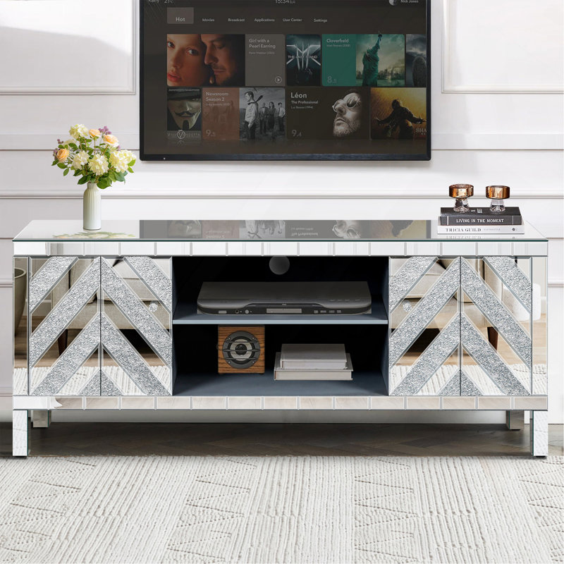 Meuble télé Tolkyn, H 25 po x l 59 po x P 15,7 po