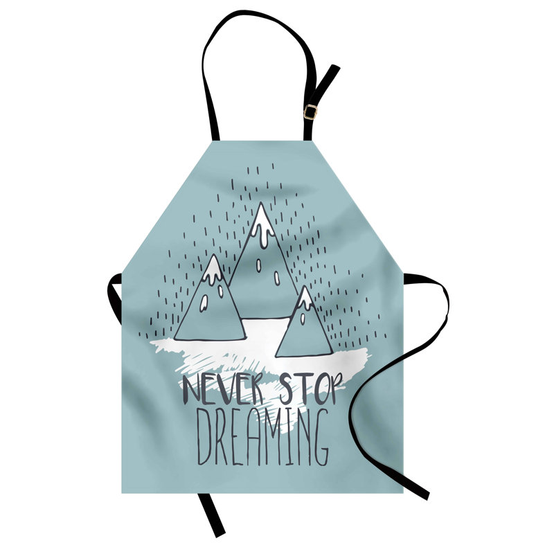 No Pattern Bib Apron