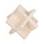 Joss & Main 5-Inch Travertine Geometric Object In Tan