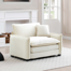 Comfortable Single Deep Seat Sofa With One Pillow, Suitable For Living Room And Bedroom, Club Multiple Occasions