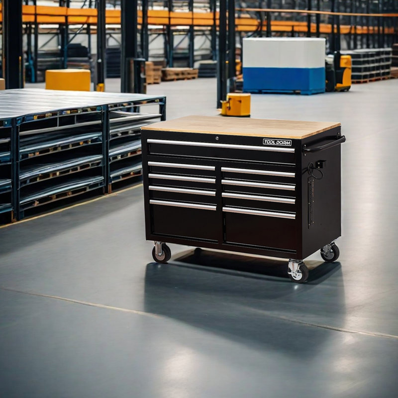 Extra-Deep 9-Drawers Rolling Tool Chest