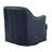 Fazio Genuine Leather Swivel Barrel Chair-1576489781