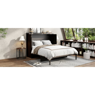 Lit grand format, brossé, tiroirs de rangement, style classique, motif à bandes d'une capacité de 400 livres,