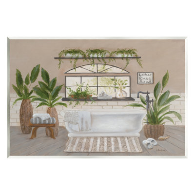 «Lather Rinse Soak Bathroom Greener Floater», art mural par Pam Britton