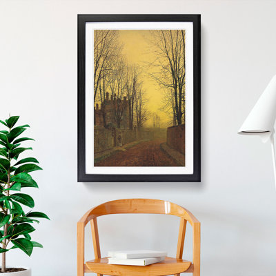 An Autumn Lane by John Atkinson Grimshaw - Picture Frame Painting