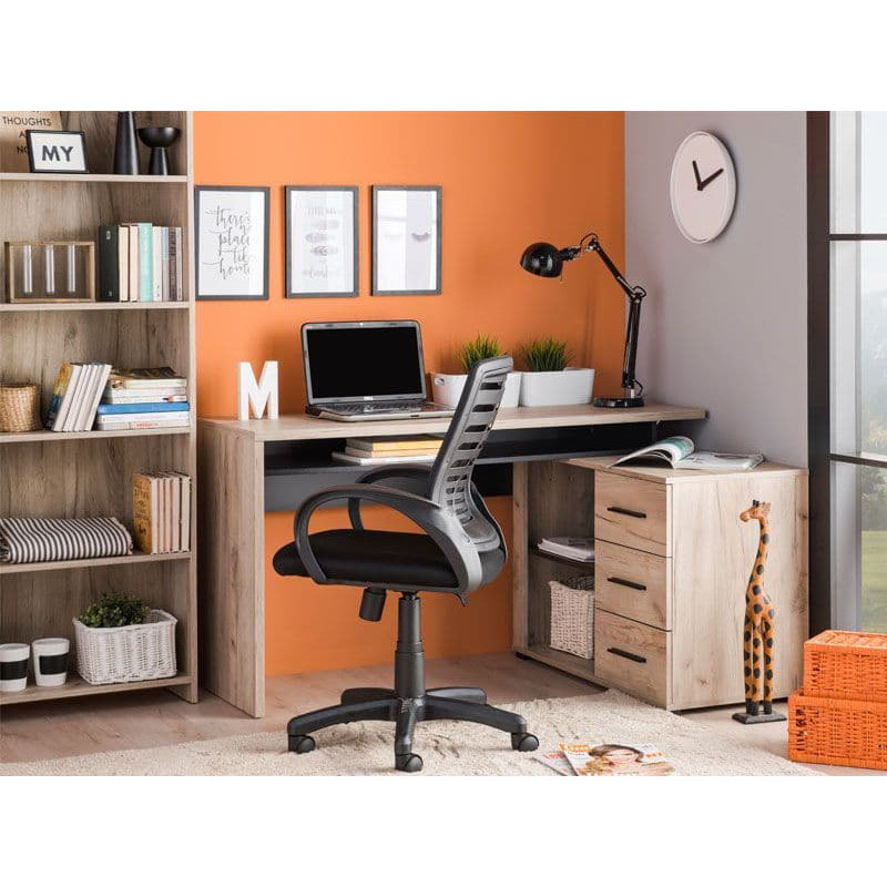 Nasrin L-Shaped Writing Desk