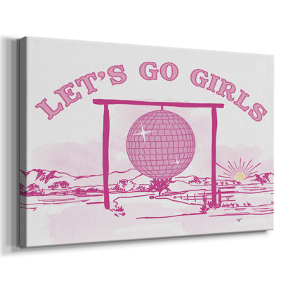 Let's Go Girls Disco -Gallery Wrapped Cavas