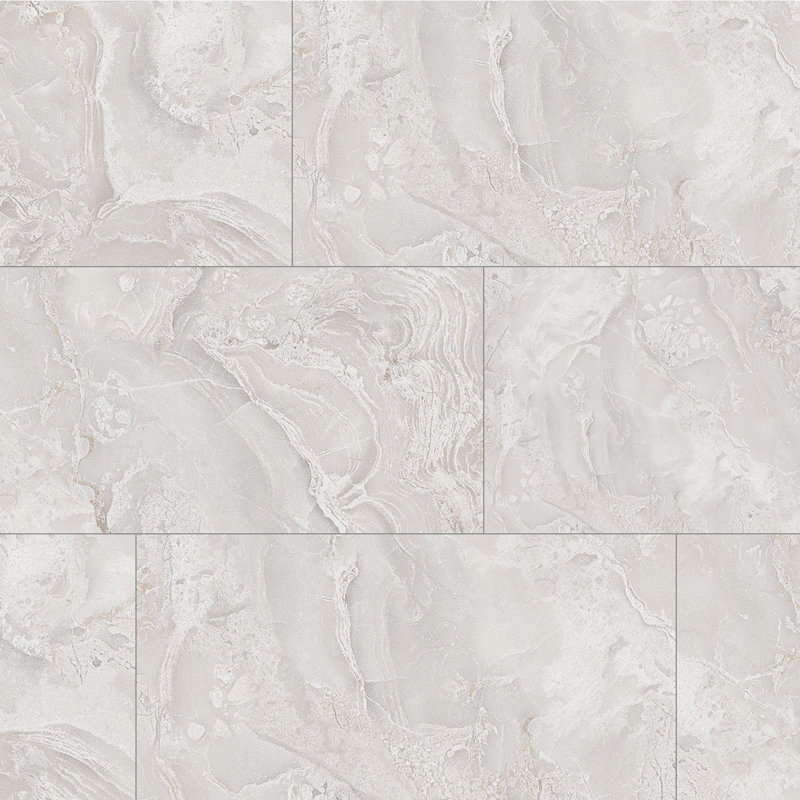 Couvercle de 12 po Kaia x 24 po Carreau en porcelaine polie aspect pierre, Zyanya
