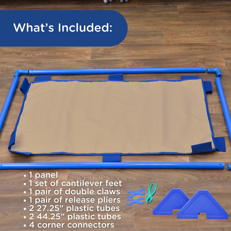 Panneau de jeu rectangulaire - avec pieds, Amande