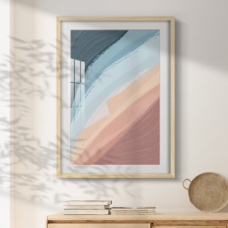 Waters Rolling - Impression encadrée, Naturel, H 28,5 po x l 20,5 po