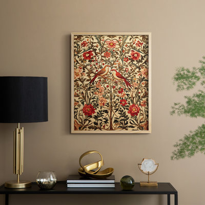 WM MORRIS Series CCLXIII Framed Print - Solid Wood