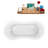 62.2'' x 30.7'' Soaking Acrylic Bathtub-1176935233-1176935238