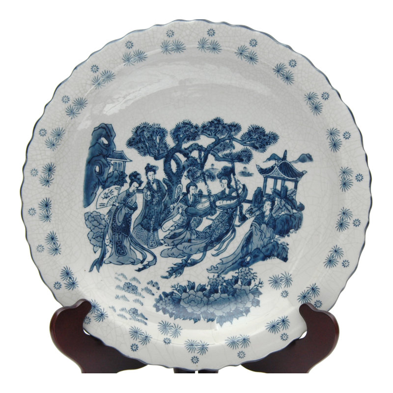 Ladies Porcelain Plate