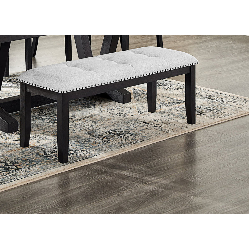 Banc de salle à manger rembourré 1pc