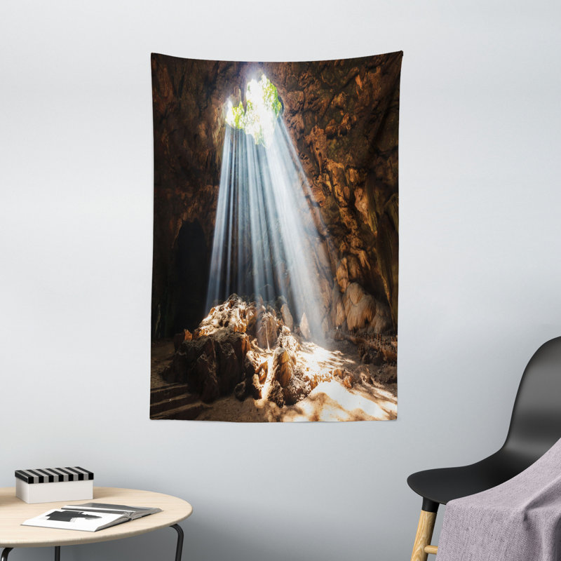 Tapisserie en polyester avec rayons de soleil, H 60 po x l 40 po