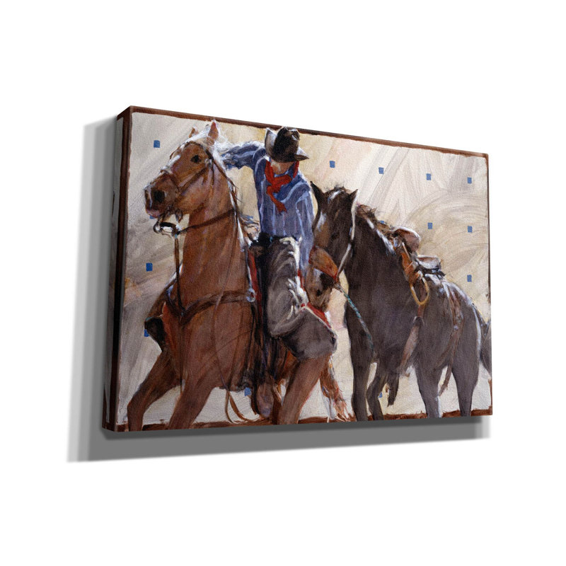 «Don'T Even Think About It» par J.E. Knauf, art mural sur toile, H 18 po x l 26 po x P 0,75 po