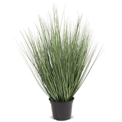 Faux Evergreen Grass in Pot
