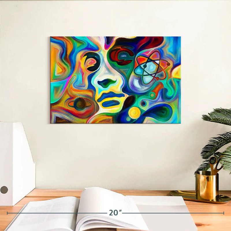 Avery Abstract Galaxy, 8" H x 12" W