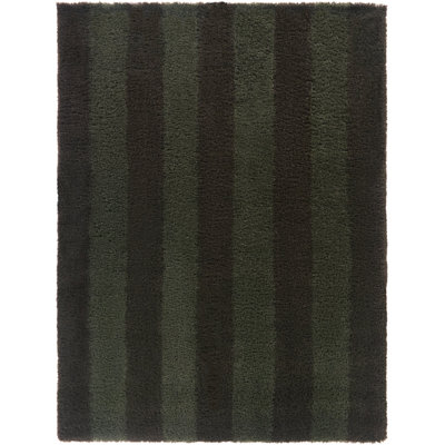 Tapis vert à poils longs Alyzia