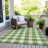 Colzie Gingham Indoor / Outdoor Rug-109583090