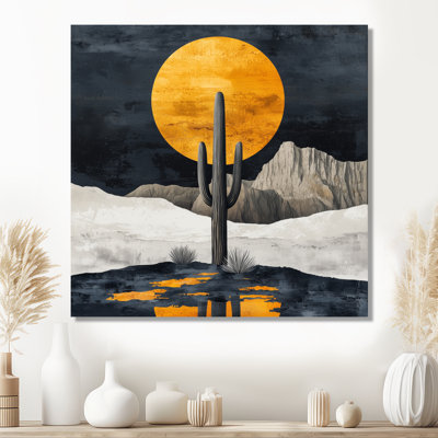 Cactus de Mariana, formes abstraites, forme pure II - Cactus, art mural