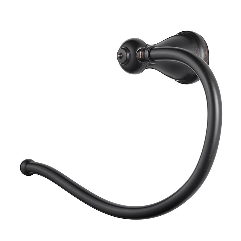 Marielle Wall Mounted Towel Ring, Tuscan Bronze