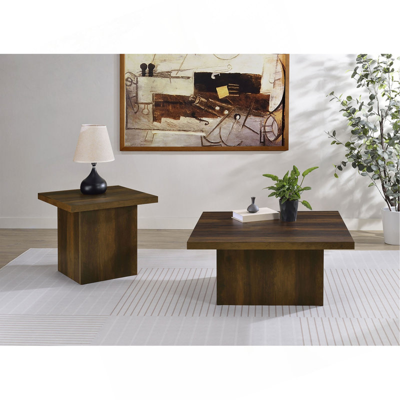 Ensemble de tables basses 2 pièces Eldridge, Dark Brown