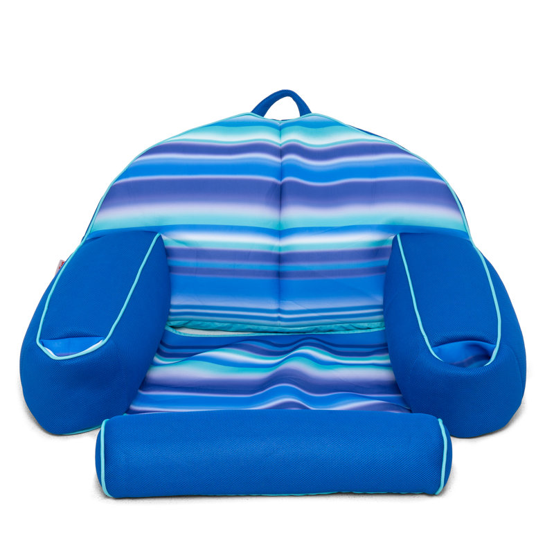 Flotteur de piscine Big Joe Lazy Lounger, Bleu clair