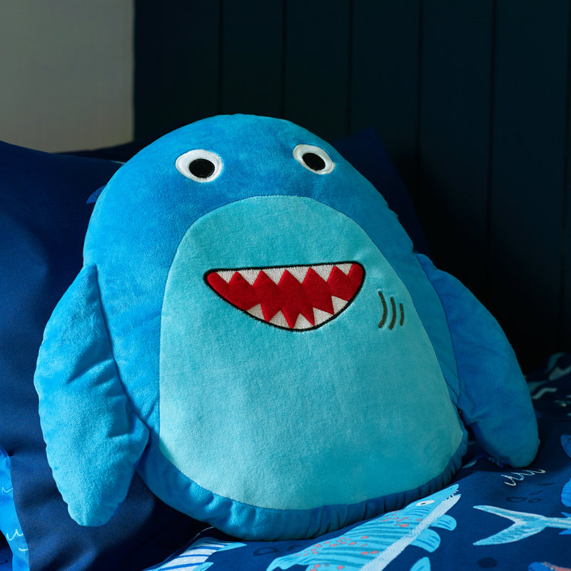 Sheldon the Shark 3D Shaped Cushion