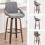 Tabouret de bar et de comptoir pivotant Carruth-1005352228-1003407749