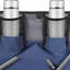 Chariot pliant multifonctionnel avec chariot pivotant et poussoir avec poignée rotative et pneus de plage de 9 po x 4 po pour le camping et la plage - 300 L très résistant, charge de 480 lb, grande capacité de transport, d'épicerie et d'utilisation à l'extérieur-123018744