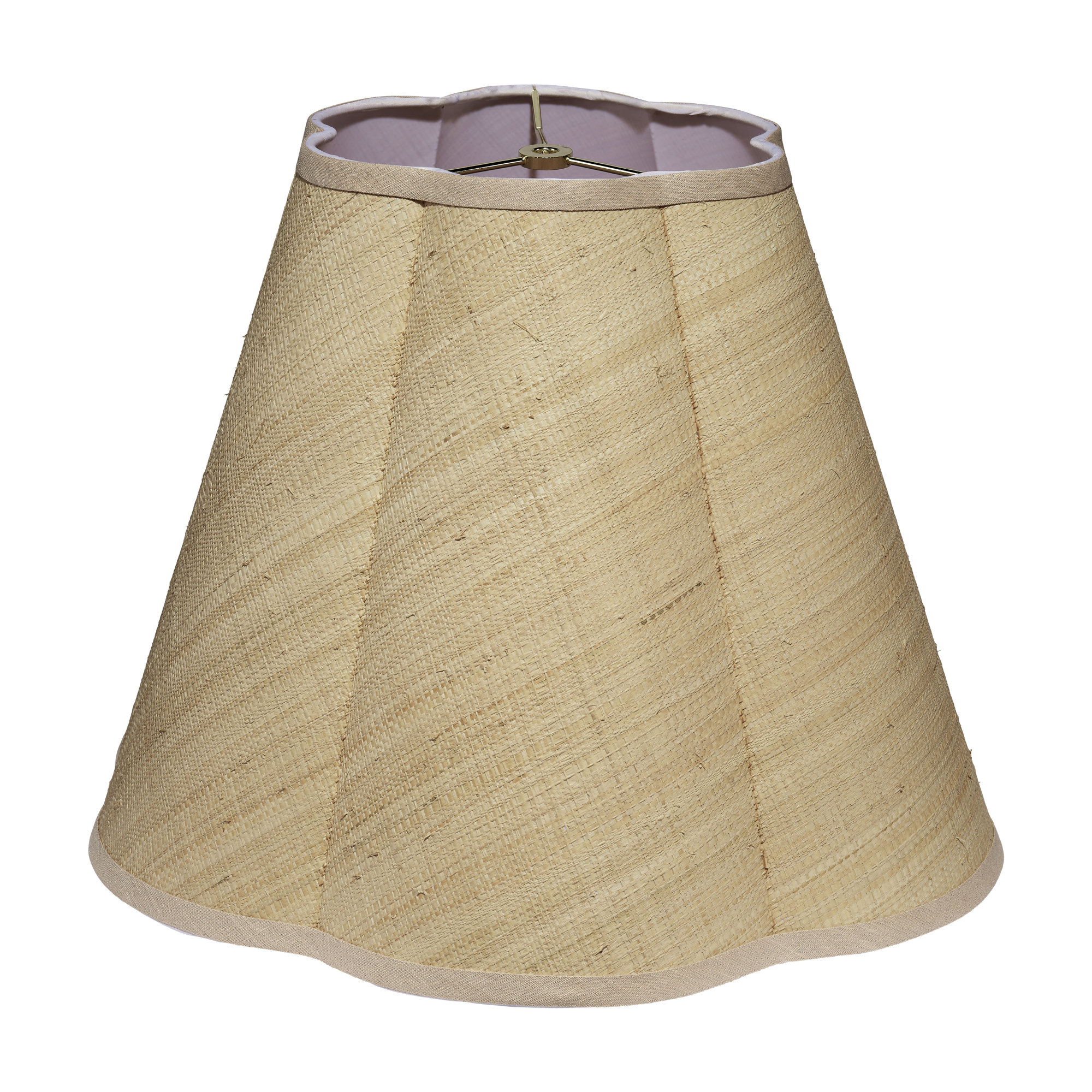 Courtney Raffia Lamp Shade, Large, 13" H x 18" W x 18" D