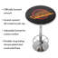 Table de bar avec repose-pieds Vancouver Canucks