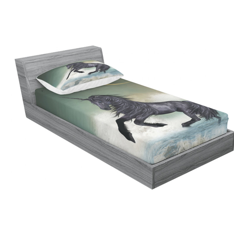 Microfiber Sheet Set, Twin Sheet Set with Fitted Sheet