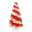 Arbre de Noël artificiel 6 pi avec 300 lumières DEL et 900 branches flexibles, arbre de Noël en forme de canne de bonbon, arbres de Noël créatifs, décorations de Noël
