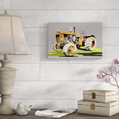 Vintage Tractor IV by Emily Kalina - Painting