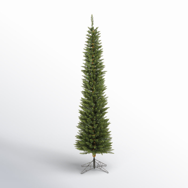 Arbre de Noël artificiel Durham Pole Pine, Sans éclairage, H 8,5 pi