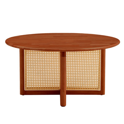 Cubillos Coffee Table Round Coffee Table Center Table Wood Coffee Table