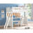Arabella Twin Solid Wood Platform Loft Bed with Built-in-Desk by Harriet Bee