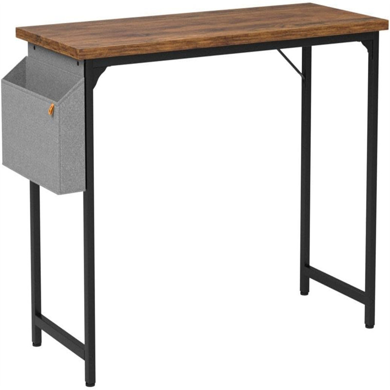 Bureau d'écriture Tonawanda, Brun / noir, H 28,7 po x l 47 po x P 23,58 po