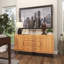 Buste brun en polystone