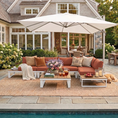 Ireona 5 - Person Modular Patio Conversation Set with Cushions