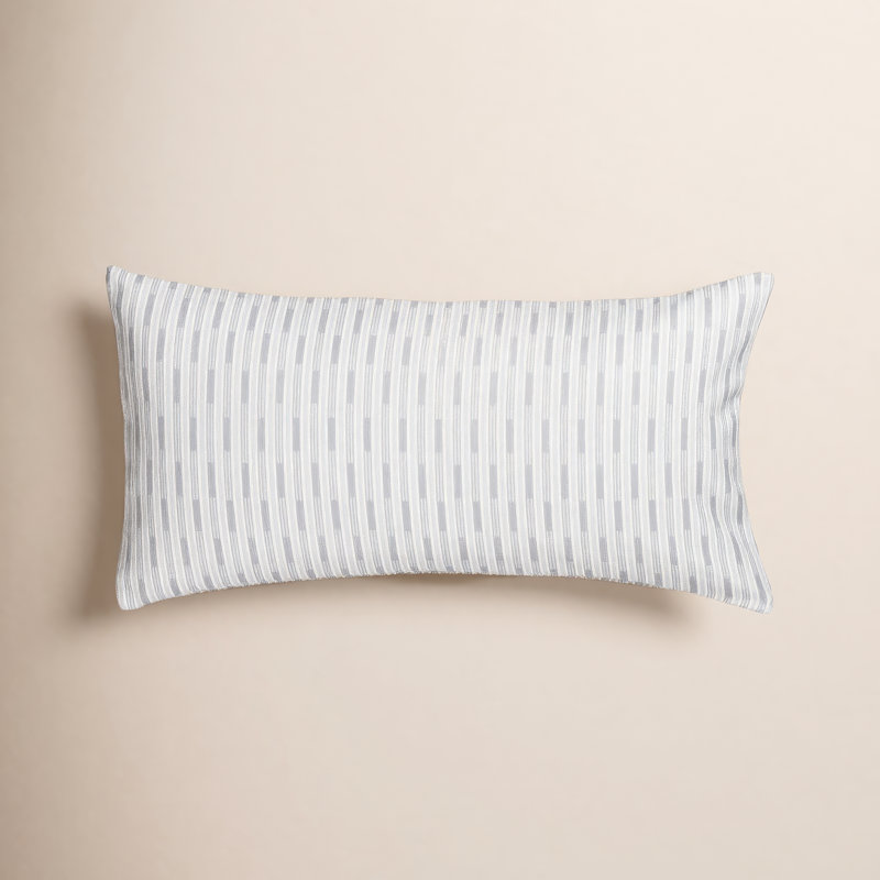 Coussin Bennett, Polyester, Bleu, Rectangle H 12 po x l 21 po