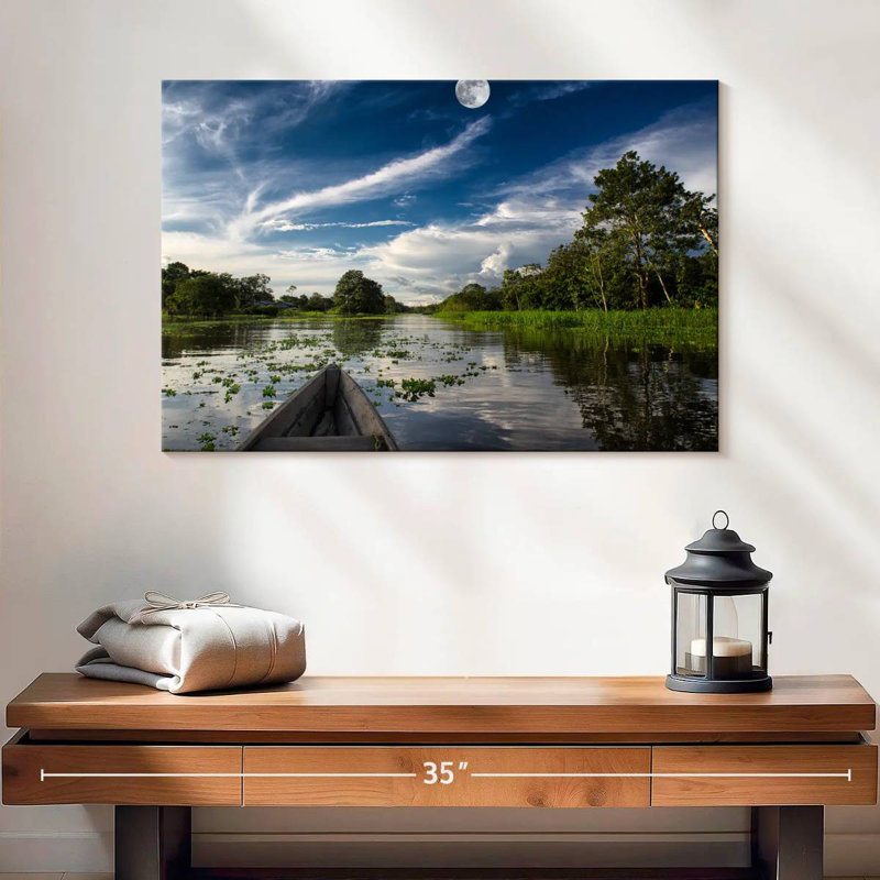 Amazon River Canoe, H 16 po x l 24 po
