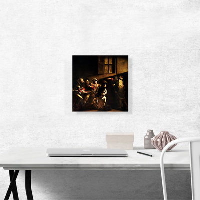 " The Calling Of Saint Matthew 1600 " by Caravaggio Painting Print
