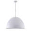 Luminaire suspendu surdimensionné en tissu 23,62 po avec chaîne réglable 59 po - Luminaire suspendu certifié ETL
