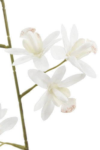 26" Artificial White Orchid in Vanda Pot