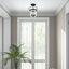 Plafonnier semi-encastré 3 lumières Husman-16518414-16518407
