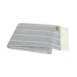 Crystal Blue Fiji Stripe Throw