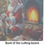 Planche à découper en verre Cairn Terrier and Santa Claus
